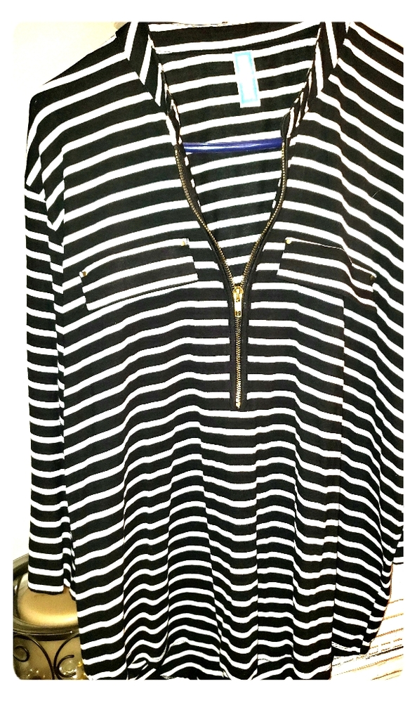 2xl NWOT  Ashley Blue blouse